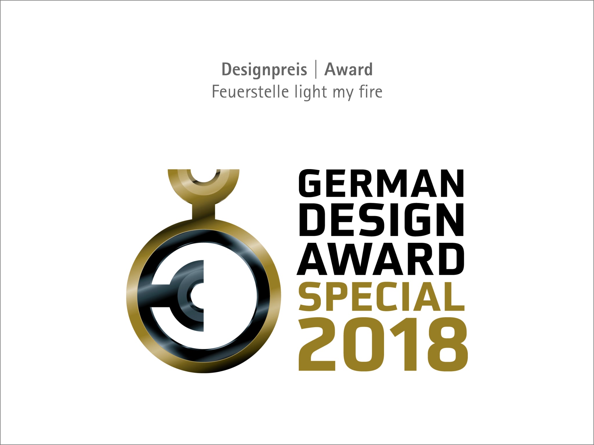 Auszeichnung German Design Award für Keilbach Feuerschale Light my fire